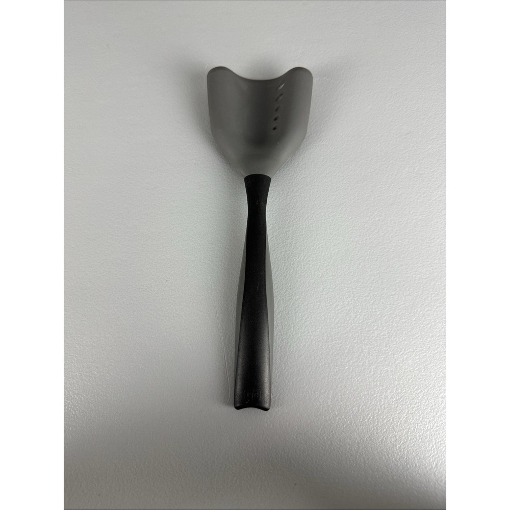 PAMPERED CHEF Mix N Chop Silicone Spatula Strainer Ground Beef Turkey Sausage - Picture 5 of 8